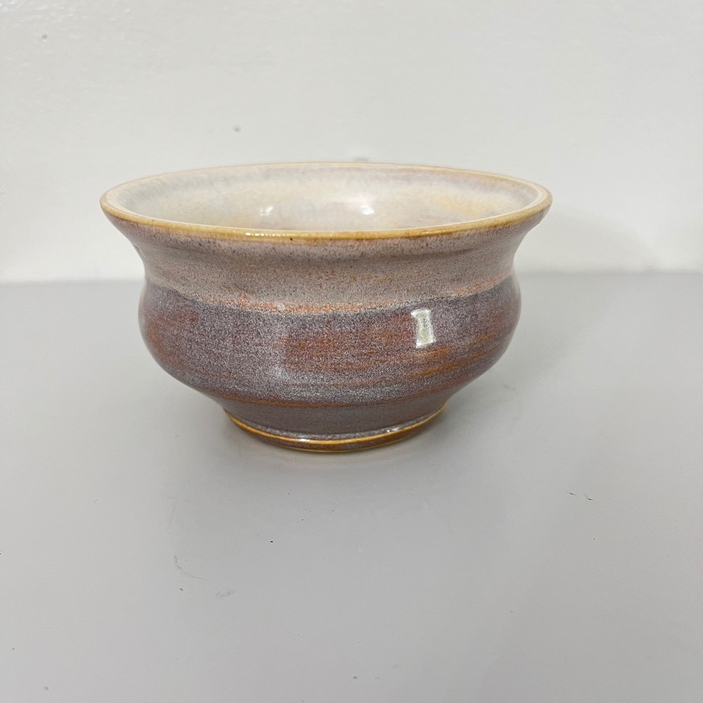 Handmade Artisan Eclipse pottery‎ Matcha Bowl Artist Signed